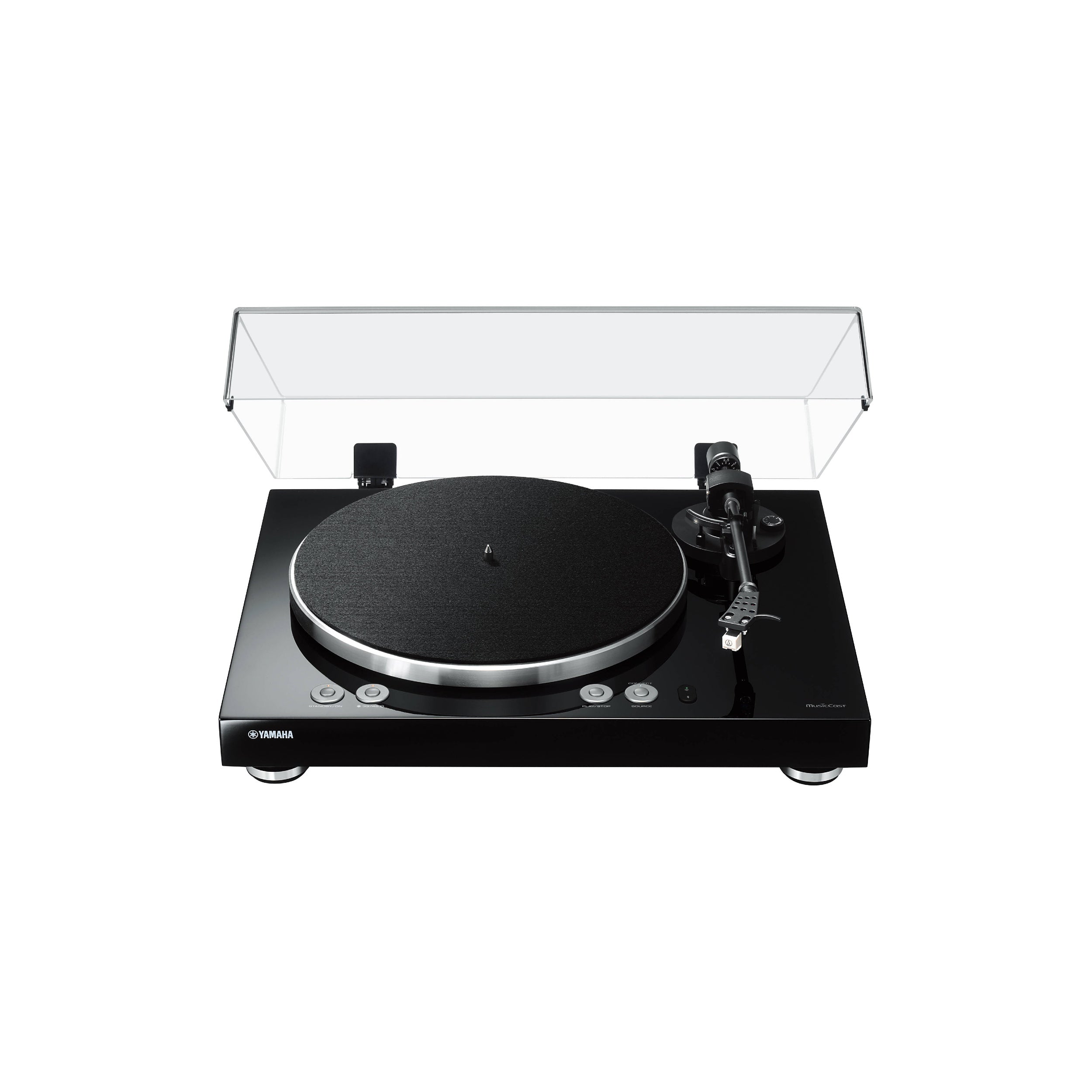 Yamaha MusicCast VINYL 500 Wireless Two-Speed Stereo Turntable (Black)#color_black
