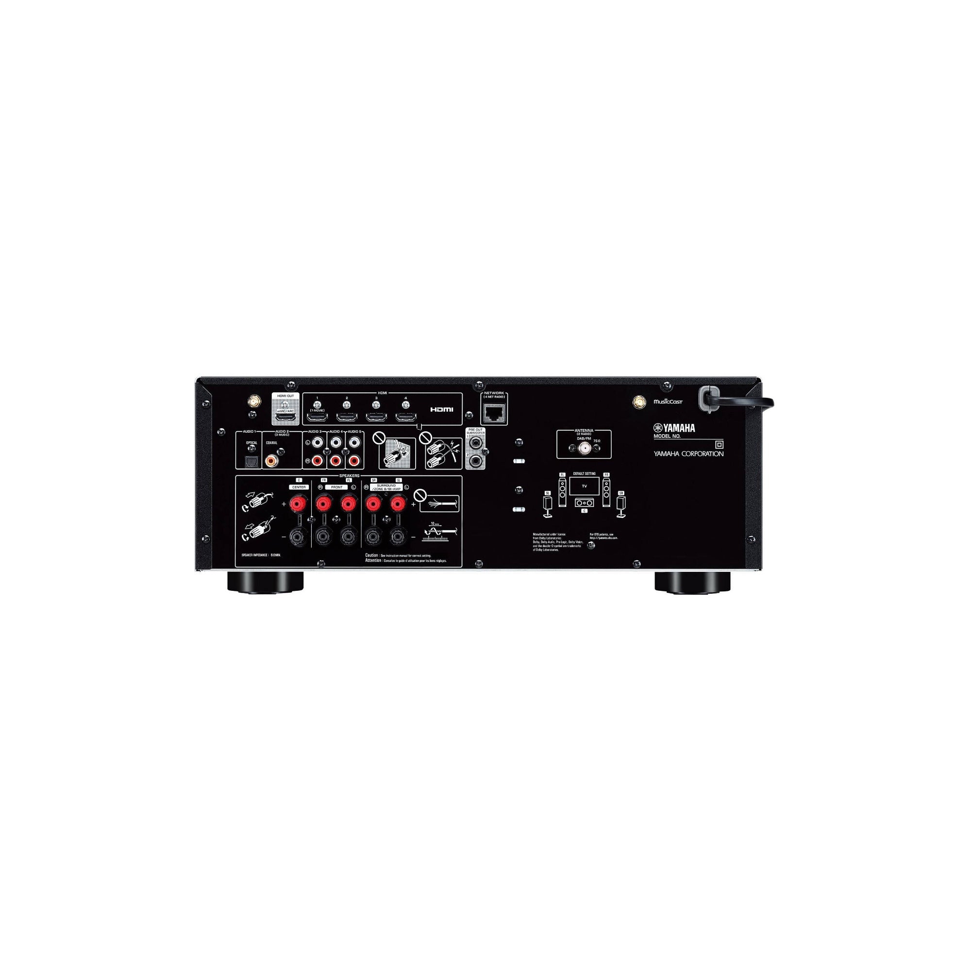 amaha RX-V4A 5.2-Channel Network A/V Receiver with MusicCast