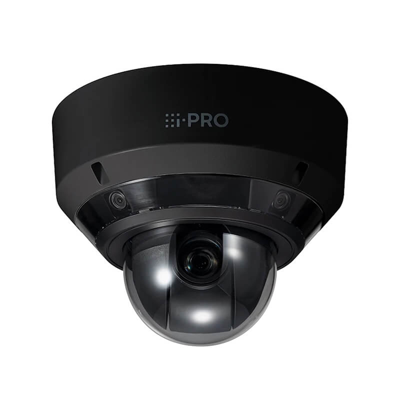 i-PRO WV-X86531-Z2 Multi-directional + PTZ Camera with AI Engine#color_black