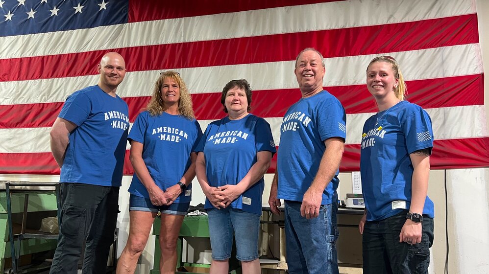 A group of American workers.